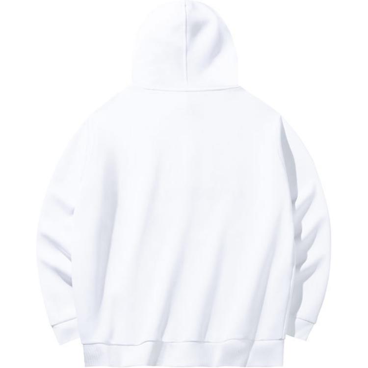 Anta Lifestyle Series Hooded Pullover Long Sleeve Sweatshirt Men Sweatshirt Snow-White 152438703-1