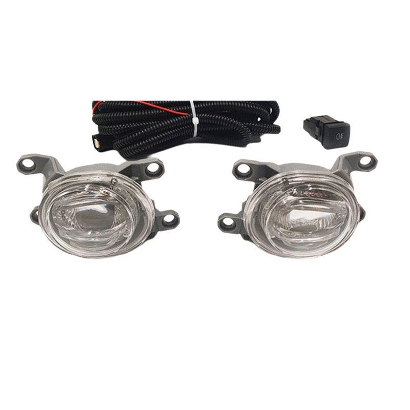Powerful Car White LED Daytime Running Light Fog Lamps With Protective Frame For Toyota Hilux -