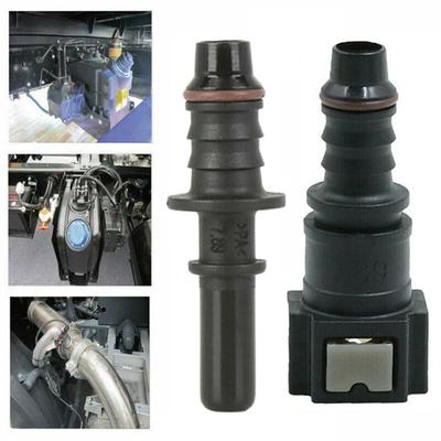 Kraftstoffleitungsschlauch Lösungsstecker Schwarz Schnelle Montage ID6 Auto Integrierte Dichtung Nylon Ersatz Gerade 7,89 mm