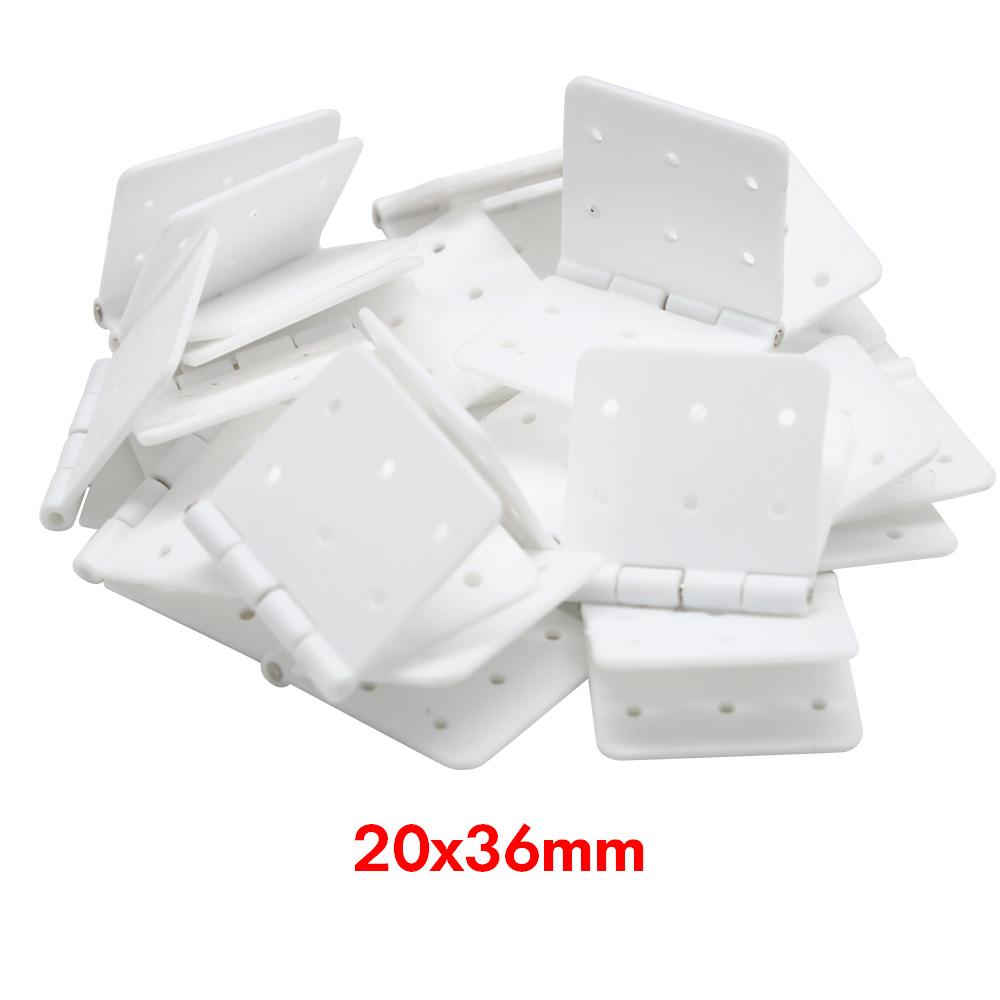 20pcs/lot Nylon & Pinned Hinge 20x36mm 16x29mm 12x24mm For RC Airplane Plane Parts Model Replacement