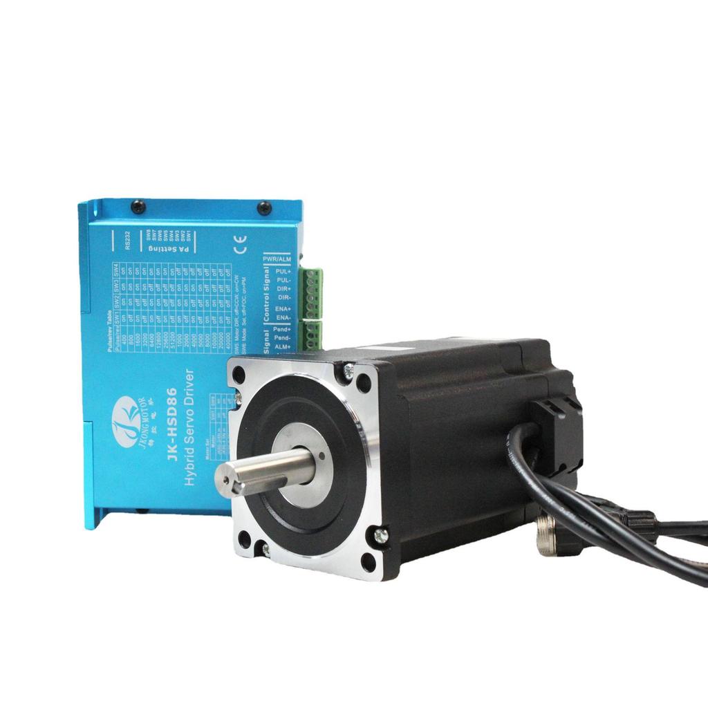 1.8° Two-Phase Hybrid Servo Stepper Motor, High Torque 86, Closed-Loop, 6A.