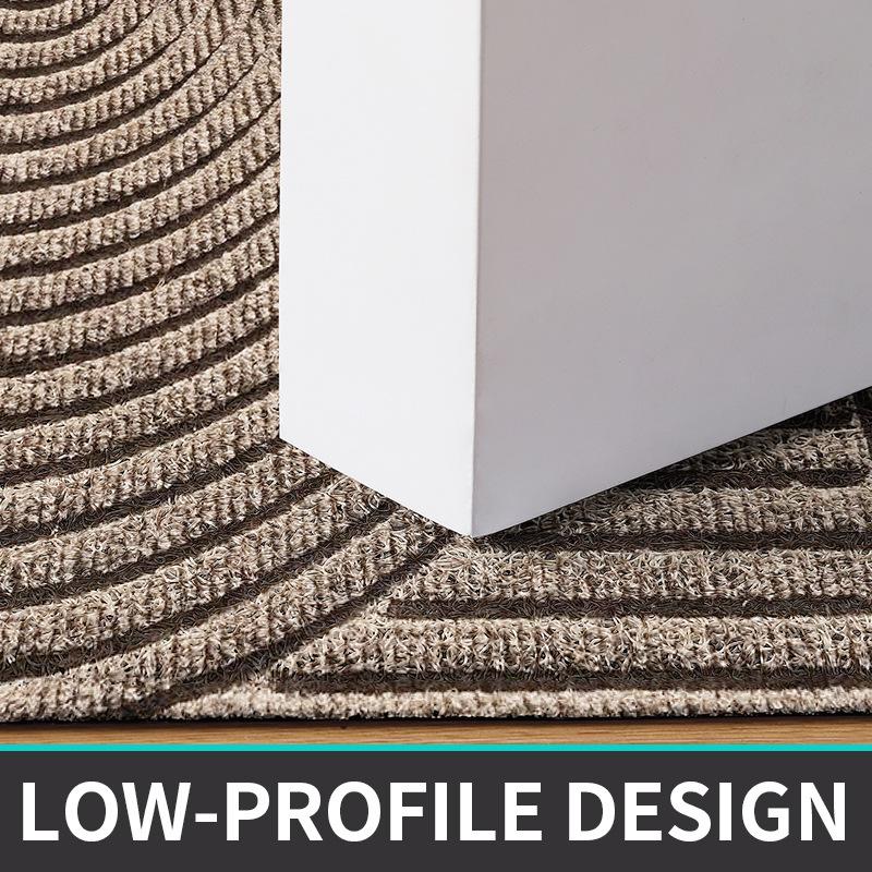 Acasă Anti-alunecare Pvc Inel de sârmă Covoraș de uz casnic Îngrijire ușoară Covoraș de răzuire cu noroi Rezistență la frecare Covor exterior