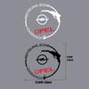 1PC New Style Cool Car Fuel Tank Cap Sticker Body Decoration Decal For Opel OPC Astra J H G K Insignia Corsa D B E Mokka Vectra Kcz423