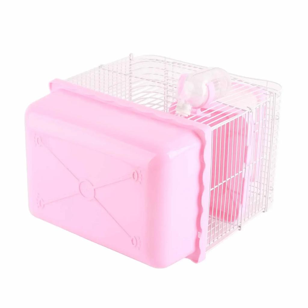 2 Tier Hamster Cage Large Space High Chassis Design Hamster Habitat Cage For Pet Hamster Small Animals