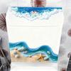 Creative Ocean Beach Shell Bathroom Toilet Seat Cover Decorative Self-Adhesive Wall Sticker