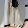Linen Wide-leg Pants Women's New Scimitar Straight Casual Pants Loose Sun Protection Women's Summer Thin Pants
