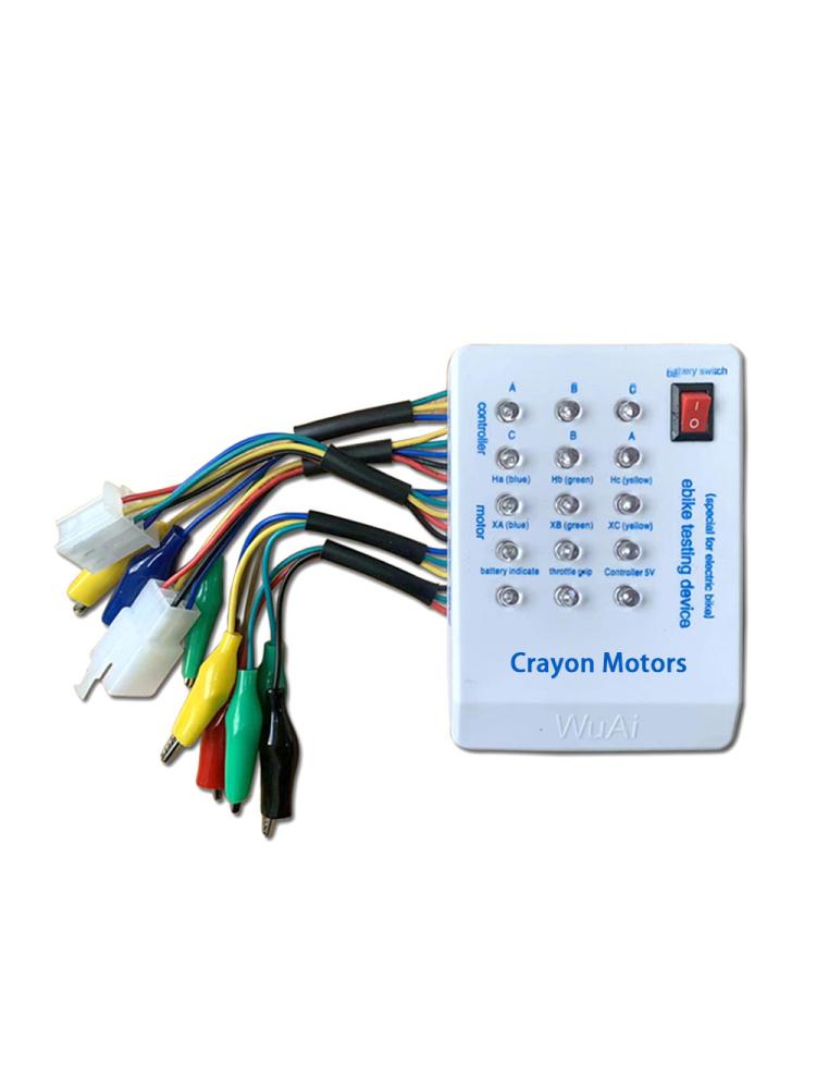 Zařízení pro opravu elektromobilů, detektor údržby skútrů, bezkartáčový motor, Hallův regulátor, 24V/36V/48V/60V/72V, tester elektrokol