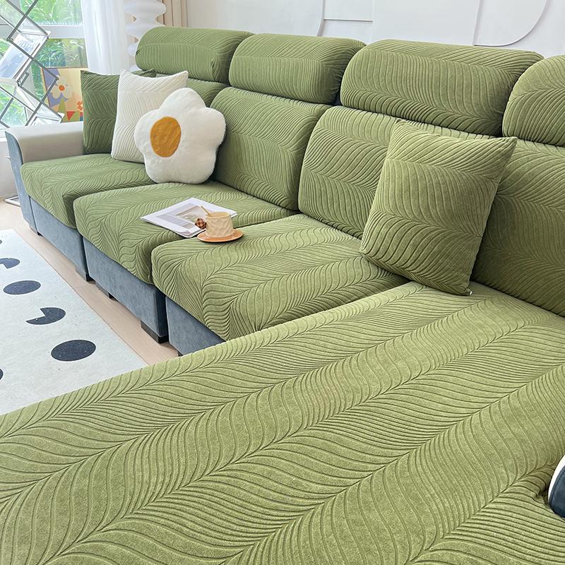 Splash-Proof Jacquard Sofa Cover, High Elasticity, Anti Dirt Sofa Cushion Cover, Anti Cat Scratch Sofa Cover