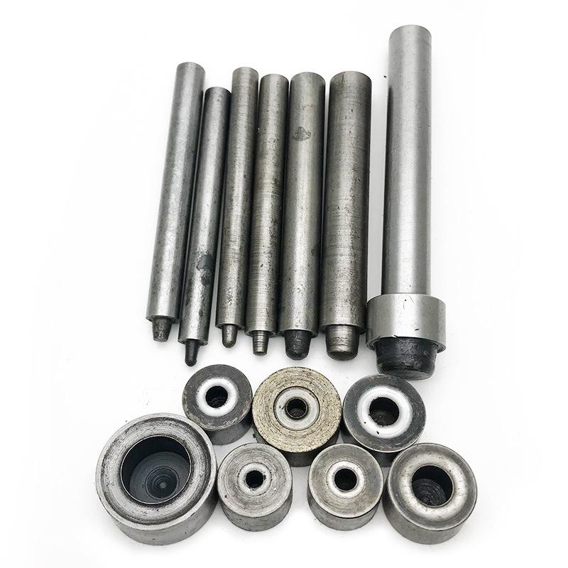 Iron Eyelet Grommet Installation Hammer Punch Tool for DIY Handcrafts