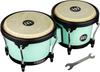 MEINL Percussion Journey Series Bongos, Buffalo Head, Seafoam Green, HB50SF [Official Japanese Product]