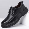 Autumn Winter Business Leather Shoes for Men Solid Color Keep Warm Casual Shoe Male Fashion Antiskid Designer Dress Shoes Man