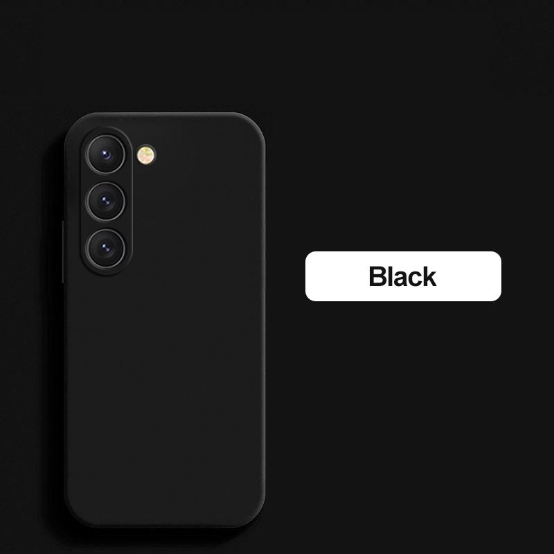 

Для Samsung S24 S23 S22 Ultra Plus Чехол квадратный жидкий силиконовый мягкий чехол для Samsung Galaxy S24 S23 S22 Ultra S24 Plus S24Ultra S22 чёрный