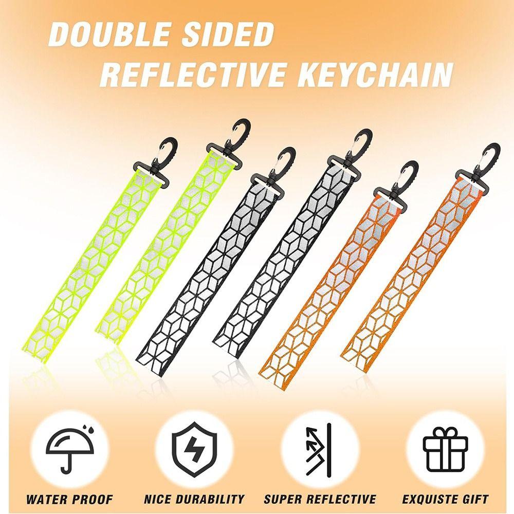 Lightweight Reflective Backpack Pendant Reflective Effect Reflective Straps  Outdoor Tool
