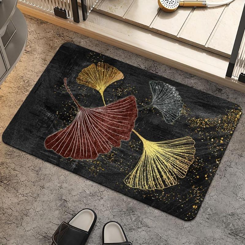 

Bohemian beach with wave diatom mud anti-slip dry shower carpet 40X60cm 15.7X23.6in