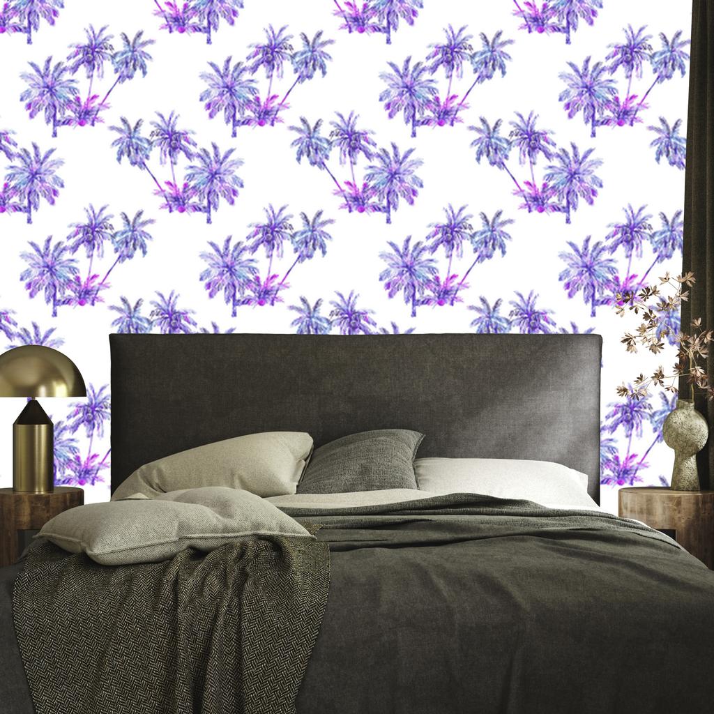 Colorful Palm Trees Forest Wallpaper for Living Room and Bedroom 50x1000