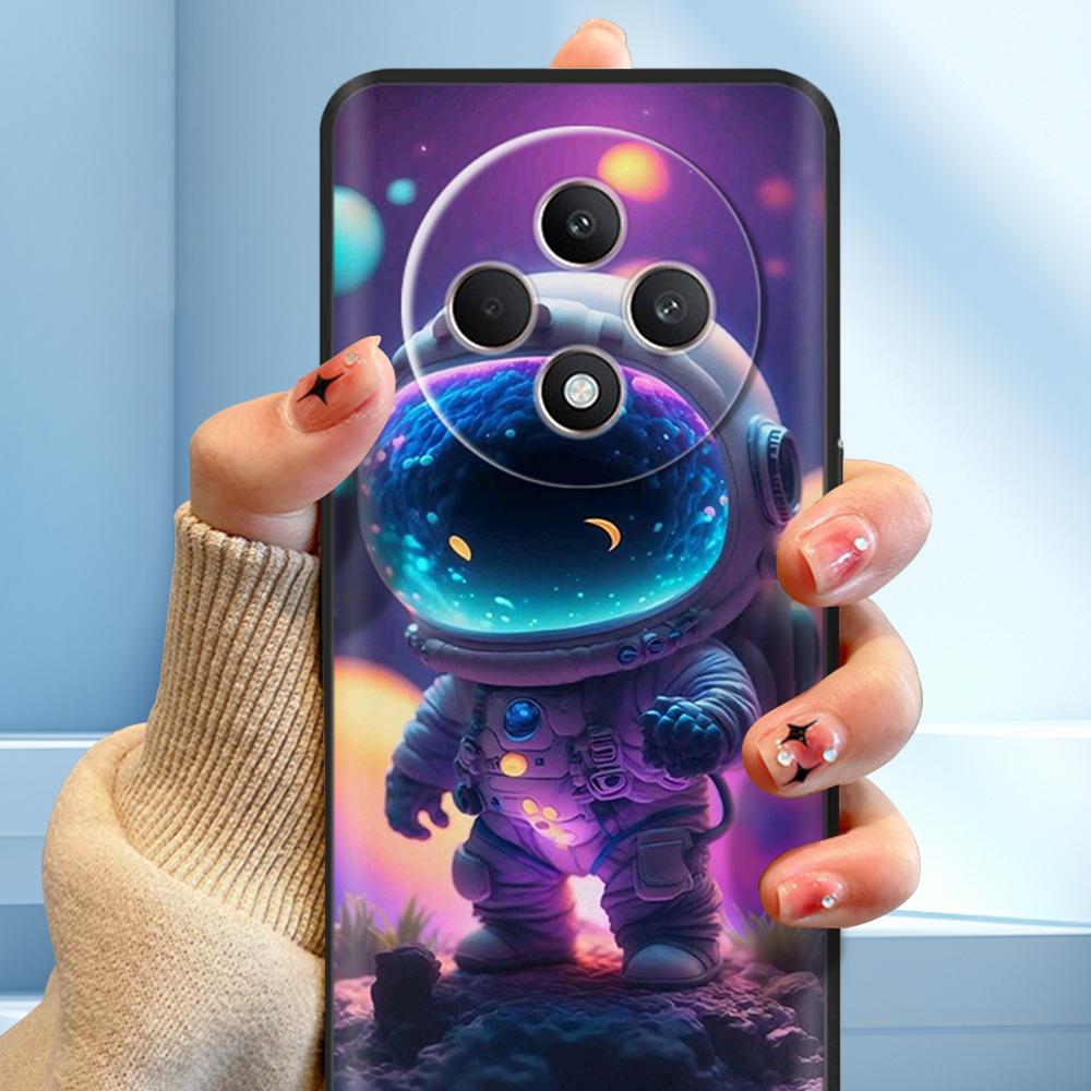 For Oppo Reno12 F Phone Case CPH2637 Phone Cover Cool Sweet Soft Smooth Liquid Silicone Cases For Reno 12 F FS Reno12F Bumper