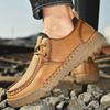 38-46 Men's Plus Size Fashionable Outdoor Casual Shoes Leather Shoes Business Casual Shoes Hiking Shoes