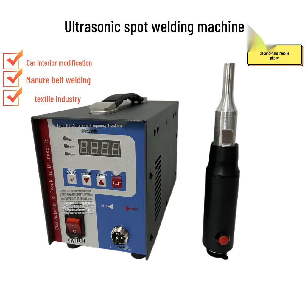 High-Power Handheld 28K Ultrasonic Spot Welder for Car Door Panels and Belt Plastic Welding