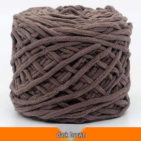 Plush Wool Yarn for Hand-Knitted Crochet Shoes & Slippers