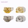 50/100Pcs 14K Gold Plate Brass Earing Back Stopper Butterfly Earing Plug For Jewelry Making DIY Earring Jewelry Accessories