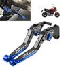 FOR GROM MSX 125 MSX125 2014-2022 Motorcycle Handlebar Grip Folding Expandable Adjustable Brake Clutch Lever MSX 125 Accessories (Ti Blue)