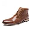 Fashion New Men’s Shoes Winter New Men's Casual High-Top Shoes Genuine Leather Boots High Boots Oxfords Men's Large Size Shoes 7.5-13