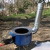 Chimney Flue Pipe for Tent, Detachable Exhaust Tube Heating