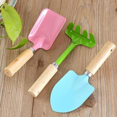 3Pcs Trowel Rake Shovel Kids Gardening Tools Set Safe Small Shovel Rake Kit  Garden Planting Tools