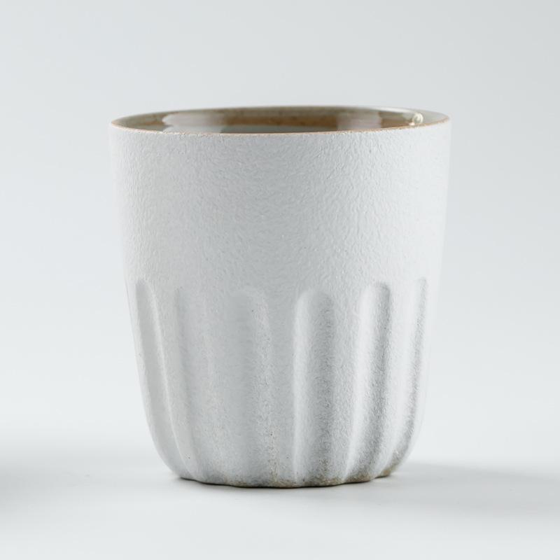 Restaurant Kiln Coffee Cup Japonské kameninové hrnky Šálky na kávu Velký šálek vody Japonský jednoduchý přechodový hrnek Nádobí kuchyně