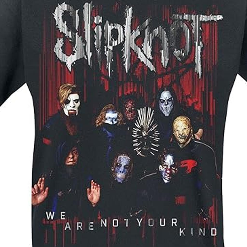 Slipknot Unisex-T-Shirt „We Are Not Your Kind“ mit Fotografie für Erwachsene