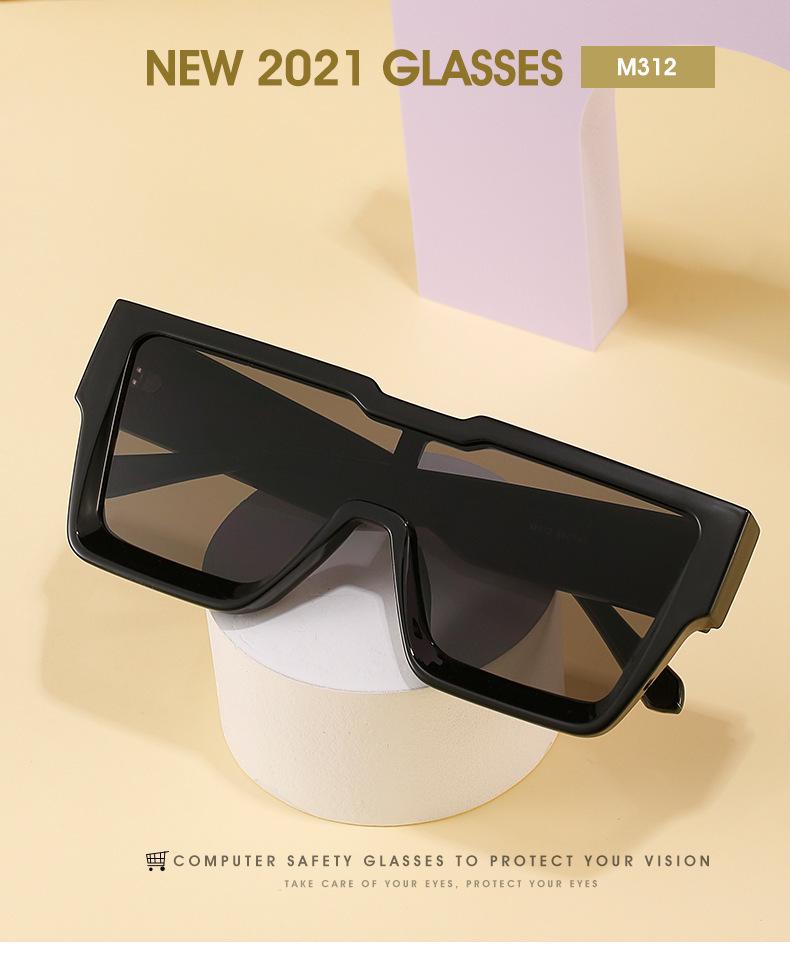 Chic Square Frame Women's Sunglasses - Large Candy Colors, UV Protection, Trendy European & American Style