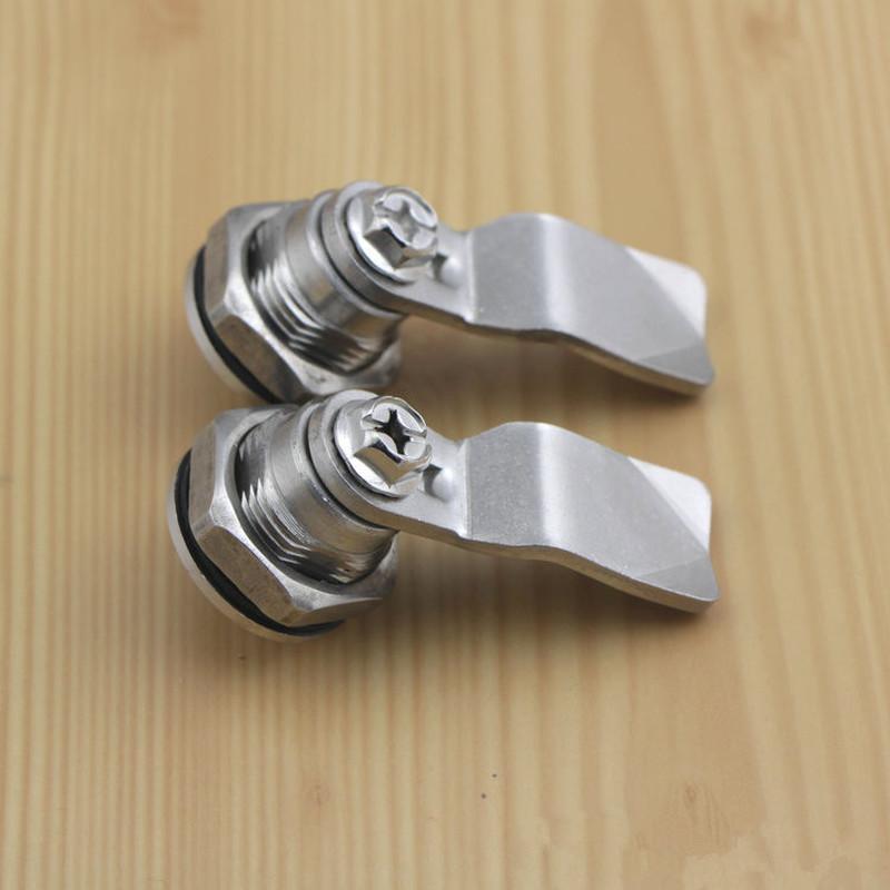 Stainless Steel Drawer Cabinet Lock Box Door Lock Triangle Key Cam Industrial Lock Cylinder Hardware Power Distribution Tool