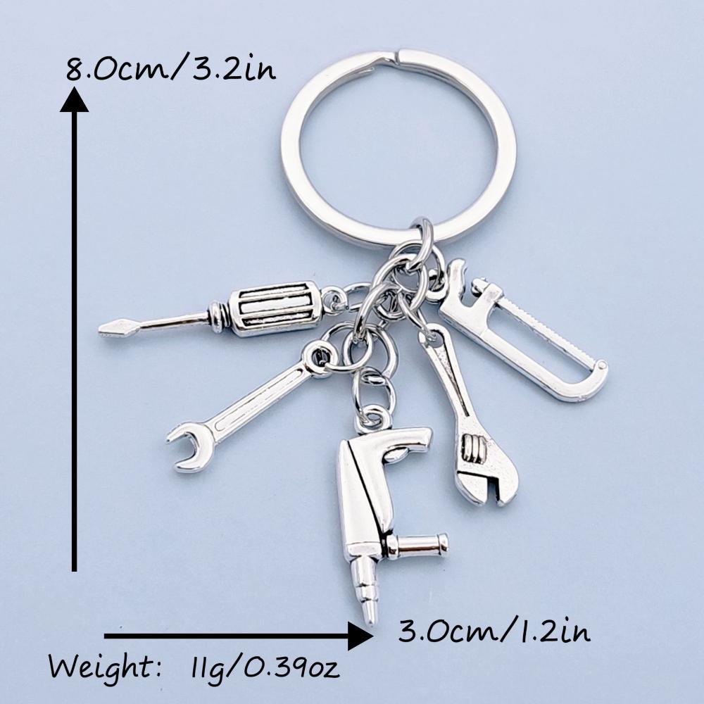 New Keychain Saw Screwdriver Wrench Dad Tool Keychain Handmade Keychain Father's Day Gift