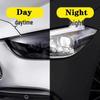 Smoked Black TPU Car Light Film - Self-Healing, Anti-Scratch Headlight & Taillight Wrap