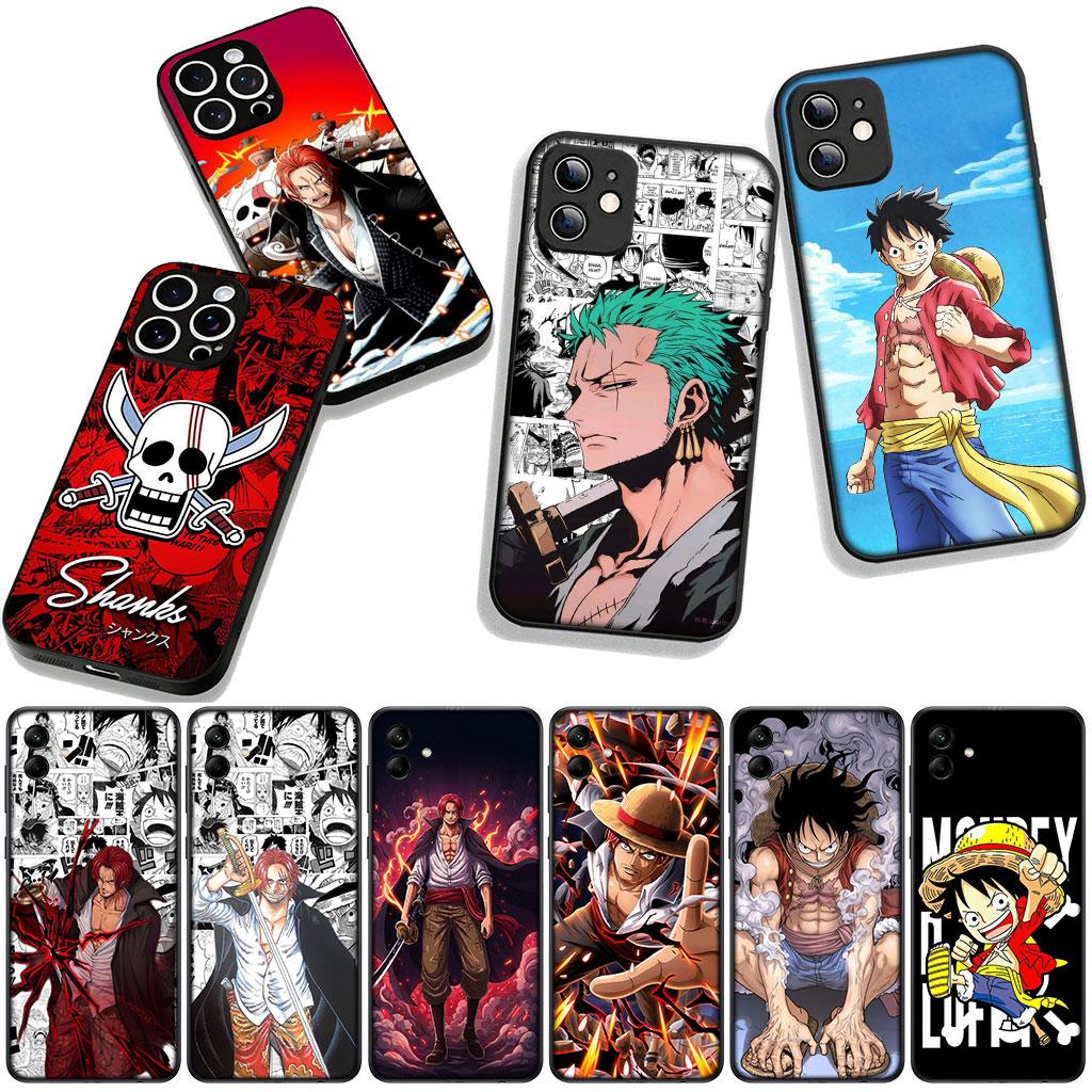Hülle für Apple iPhone 16 15 14 Plus 13 12 Mini 17 Pro Max + ProMax 16E Air Handyhülle Shanks Luffy One Roronoa Zoro Piece