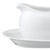 Noritake Gravy Boat, 360cc, Arctic White, Microwave and Dishwasher Safe, Fine Porcelain (White), 91541C/4000