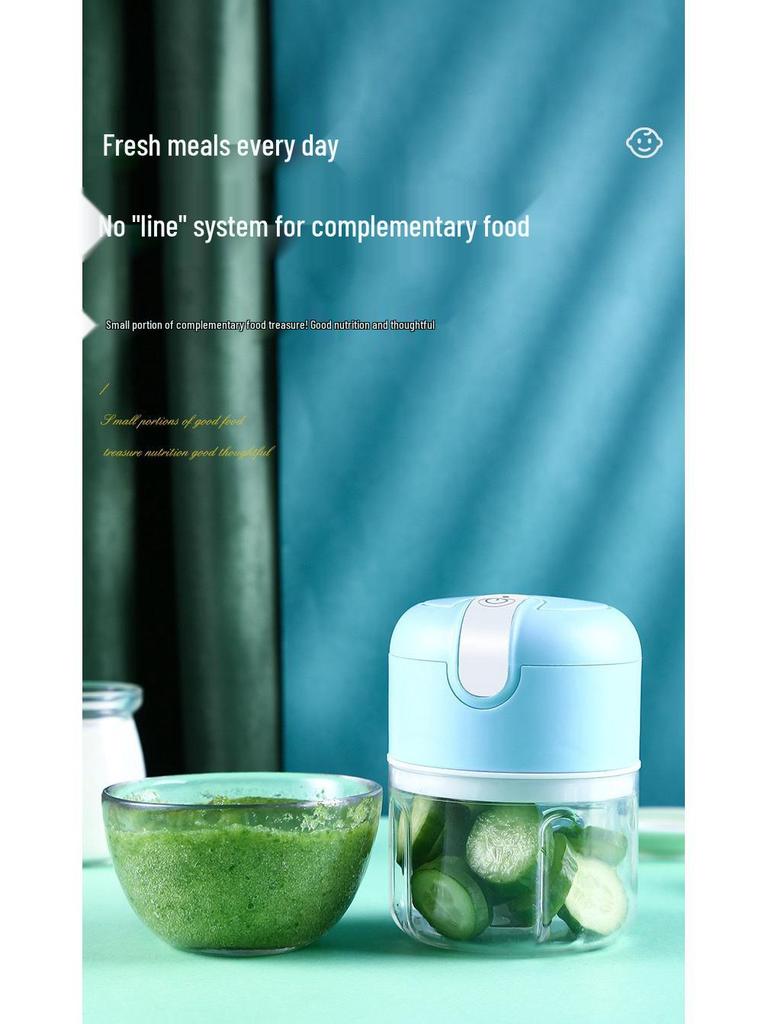 Electric Garlic Crusher & Baby Food Grinder: Multi-Functional Meat Grinder & Small Garlic Paste Maker