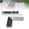 High Accuracy Carpenter Square 100mm / 3.94in Framing Ruler Try Square  For Woodworking Projects