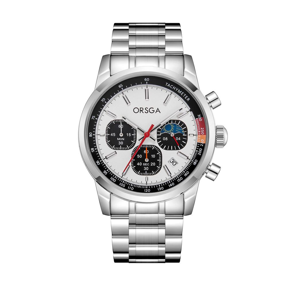 2025 New Mens Watches Luxury Quartz Chronograph Wrist Watch For Man Sapphire Mirror Waterproof Men Gift Clock Luminous