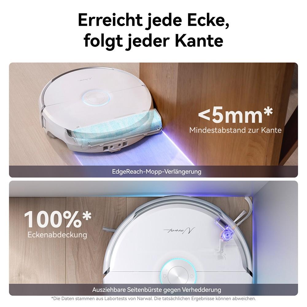 Narwal Flow Robotdammsugare 22000Pa Hyper Sugkraft, Självrengöring i Realtid, AI-driven Hinderundvikning