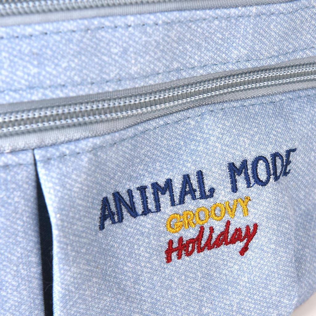 Animal Mode Waist Pouch 258037 Sax [Kusuguru Japan] -