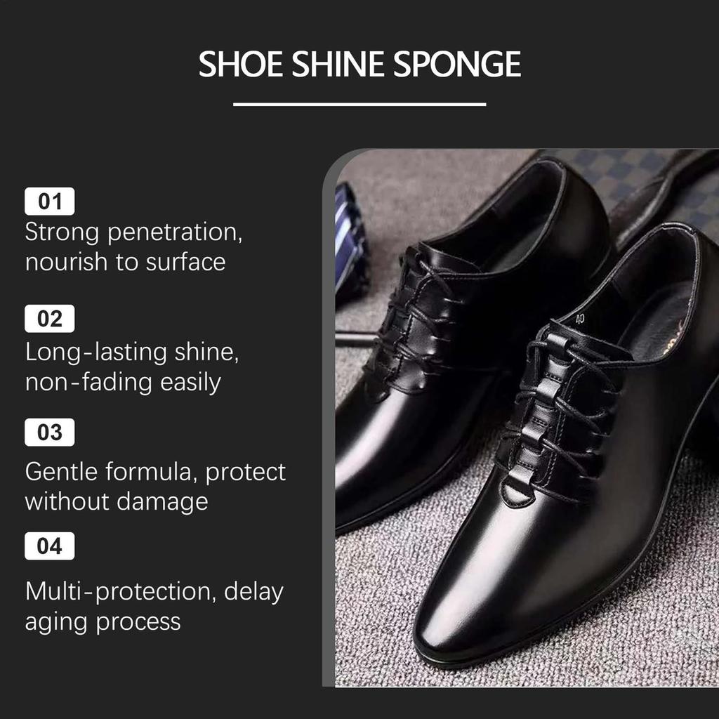 Houbička na boty Kartáč na kožené boty Lešticí kartáč Údržba bot Rozjasňující Čisticí utěrka Houbička na prach Bezbarvý čistič