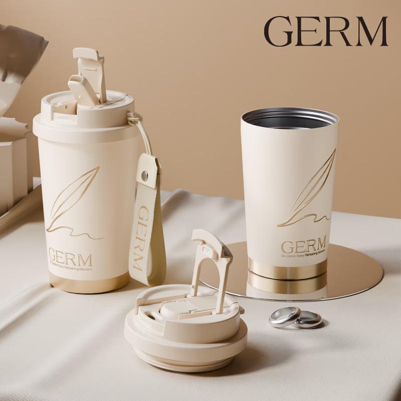 Germ Stainless Steel Insulated Straw Water Bottle