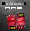 Guantoni da Boxe Muay Thai & Sanda con Dita Separate per Allenamento Fitness