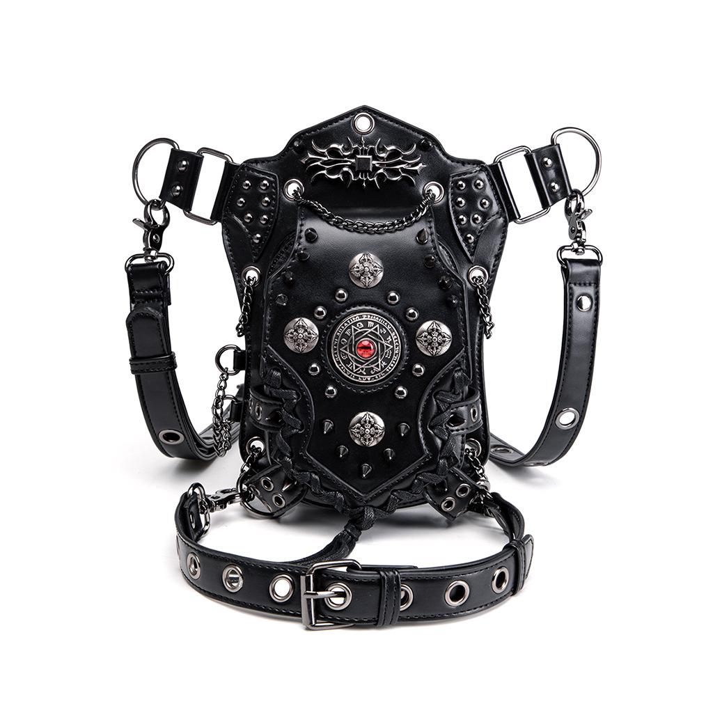 

Creative Skull Ladies Crossbody Bag Multi-Back Diablo Punk Locomotive Fanny Pack