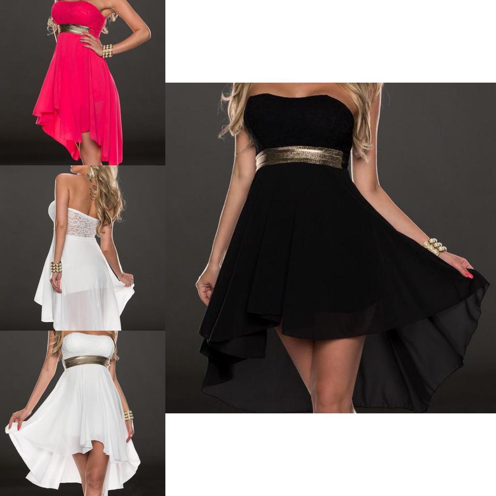 Elegant Women Ladies Strapless Chiffon Pleated High-waisted Bridesmaid Dress In Premium Quality Fabric For Timeless Style
