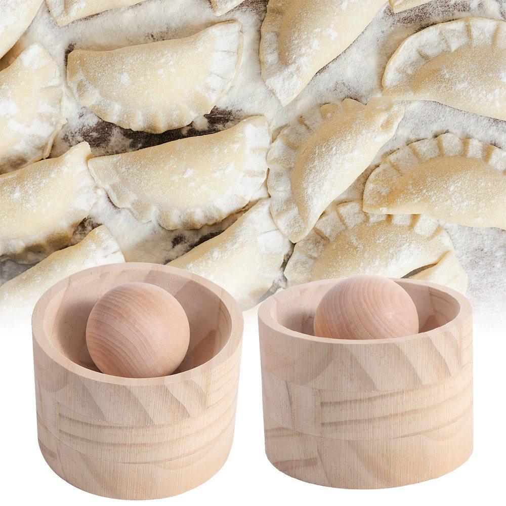 Wooden Dumpling Wrapper Quick Easy Dumpling Skin Pressing Tool Dumpling Skin Maker  Pastry