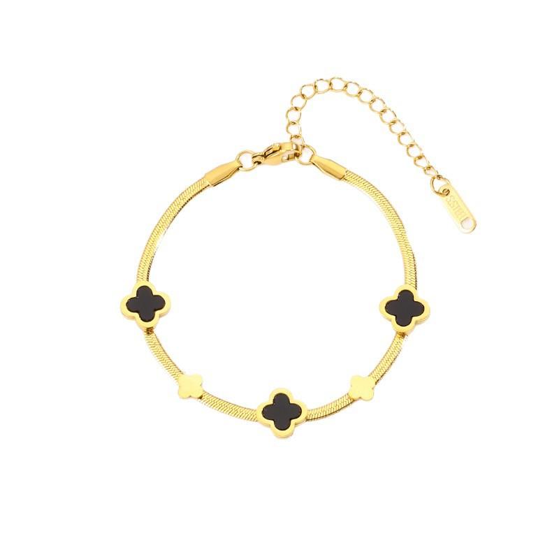 Stylish Small Fresh Beaded , High-end K Gold Titanium Steel , Girls, Non-fading Tree of Life