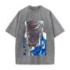 Okkotsu Yuta Print T-Shirt Jujutsu Kaisen Anime Kleidung Herren Damen Baumwoll-T-Shirts Vintage Washed Tee Harajuku Oversized T-Shirt