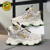 Little yellow duck boys' shoes 2025 new spring and autumn children's sports shoes rotating buckle girls' shoes platform children's dad shoes